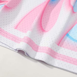 Shorts en maille décontractés de qualité supérieure pour hommes, style streetwear, pour le basketball, pantalons de survêtement, shorts Mixed Emotion pour hommes - Product Image 5