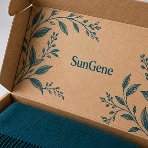 Custom Corrugated Mailer Box for Folded <b>Scarf</b> Orders - Product Image 4