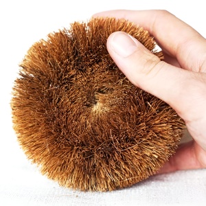 Sustainable Kitchen Accessories Dish Washer Scrubber Eco Friendly Scourer <b>Coconut</b> Coir Tawashi Scrubbers - Product Image 5