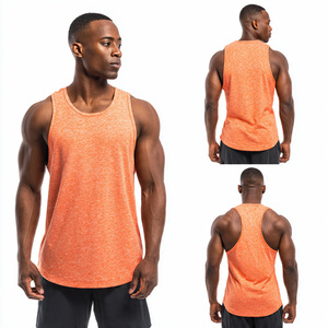 Bodybuilder <b>Singlet</b> Tops Racer-Back Sleeveless Vest Polyester/Cotton Breathable Eco-Friendly Quick Dry Tank Tops <b>Men</b> Workout - Product Image 2