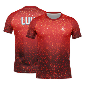 Factory Direct Sublimated O Neck Short Sleeve T <b>Shirt</b> Custom Sports Tee Quick Dry Activewear Manufacturer - Product Image 6