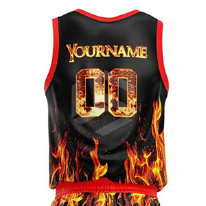 Nuevo Diseño de Uniforme de Baloncesto Sublimado para Niños y Jóvenes, Talla Grande, Personalizado, Reversible - Product Image 5