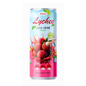 Jugo de Lichi 100% Sin Azúcar con Pulpa Real, 320ml, Venta al Por Mayor, Marca Privada, Muestra Gratuita, Fabricante de Vietnam - Product Image 1