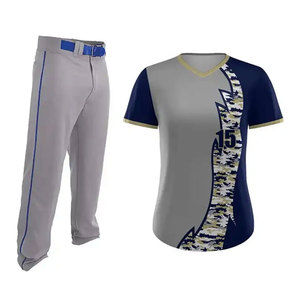 Uniforme de softball pour femmes en polyester respirant de haute qualité avec un design moderne et élégant - Product Image 4
