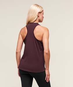 Débardeur court basique décontracté pour femme, col rond, dos nageur, côtelé, tricoté, à sequins, style sportswear - Product Image 3