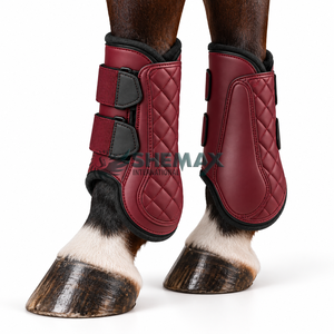 Botas de equitación duraderas para caballos con interiores acolchados, cierre seguro y construcción flexible para sesiones de ejercicio regulares. - Product Image 2