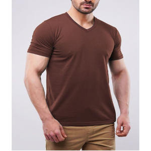 เสื้อยืดคอกลมแขนสั้นผู้ชาย ผ้าโพลีเอสเตอร์/คอตตอน ระบายอากาศได้ดี เป็นมิตรกับสิ่งแวดล้อม พิมพ์โลโก้ได้ตามต้องการ ดีไซน์เรียบง่าย น้ำหนัก 220 กรัม ทรงปกติ - Product Image 1