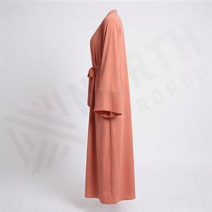 Abaya Elegante y Cómoda para Mujer, Diseño Abierto y Transpirable, Color Personalizado, Estilo Real y Modesto, Prenda Musulmana - Product Image 3