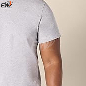 Nouveauté : T-shirt décontracté pour homme, manches courtes, qualité supérieure, style streetwear, 100% coton avec polyester, coupe confortable - Product Image 3