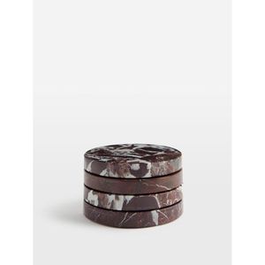 Sous-verres en marbre poli écologiques, durables, lavables, tapis et coussinets en pierre naturelle pour une utilisation en cuisine - Product Image 3