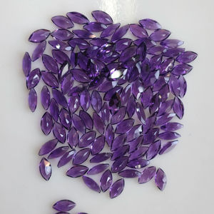 Ametista Natural Africana, Corte Marquesa de 7x3.5MM, Gema Suelta de Alta Calidad en Color Púrpura Intenso para Joyería, Gemas de Red Mountain - Product Image 2