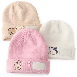 Gorro de Invierno Unisex al por Mayor, Cálido, 100% Acrílico, con Bordado de Dibujos Animados y Lazos, Opción de Logotipo Personalizado, para Uso en Exteriores - Product Image 2