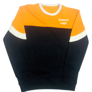 เสื้อสเวตเชิ้ตผู้ชายผ้าฝ้ายฟลีซ 100% ระบายอากาศได้ดี คอกลม แขนยาว ออกแบบเองได้ สีพื้น สำหรับฤดูหนาว - Product Image 4