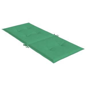 Cuscini per sedia con schienale alto da giardino verde a 6 pezzi 47.2 \ "x19.7 \" x1.2 \ "cuscini per sedili in tessuto - Product Image 6