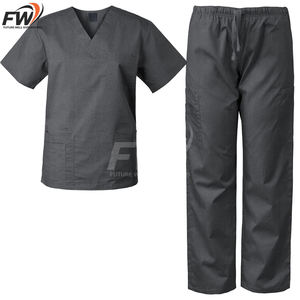 Uniforme Médico para Hombre, Nuevo Diseño, Cuello Alto, Manga Corta, Precio Económico, Venta Caliente - Product Image 4