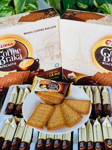 บิสกิตกาแฟกรอบ 360 กรัม ขนมขบเคี้ยวกรุบกรอบ รสชาติเข้มข้น ผลิตจำนวนมาก รับผลิตแบบ ODM ผู้ผลิตจากเวียดนาม - Product Image 1