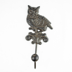 Vintage Cast Iron Owl <b>Wall</b> <b>Hook</b> Decorative Bird Coat <b>Hook</b> Rustic <b>Wall</b> Mounted <b>Key</b> Holder for Entryway Bathroom Bedroom Home - Product Image 4