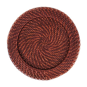 Plato Decorativo de Ratán Tejido a Mano Ecológico para Uso en Comedores y Hostelería - Product Image 3