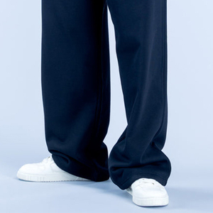 Wholesale Top Trending Custom Logo Men's <b>Oversized</b> Straight Leg Joggers Elastic Waist Inner Drawstring Men's Cotton <b>Sweatpants</b> - Product Image 5