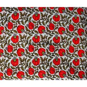 Tela 100% Algodón, Hecha a Mano en India, Estampada con Bloques de Jaipur Sanganeri, Transpirable, Ecológica, Ligera, para Niñas - Product Image 6