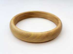 Bracelets en bois unisexes, style classique rond, finition naturelle, pour fêtes chrétiennes, modèle MN Exports India MNE-2510 - Product Image 2