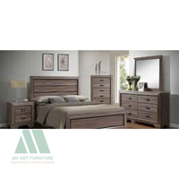 Meubles de chambre à coucher en bois modernes de luxe de premier choix, faciles à assembler, tailles personnalisables, utilisation pour hôtels et appartements, VIET FURNITURE 1