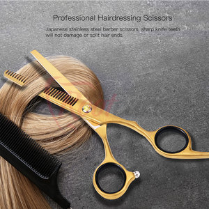 Hot Sale Salon Tool Hair Thinning <b>Scissors</b> Easy Handling Hair Thinning <b>Scissors</b> For Clean Finish - Product Image 5
