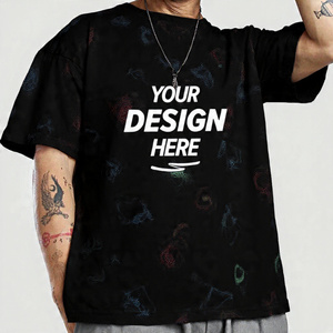 Camisetas de alta calidad con estampado serigráfico, camisetas extragrandes con estampado serigráfico, camisetas con hombros caídos y estampado serigráfico para hombres, camisetas estampadas para niños. - Product Image 1
