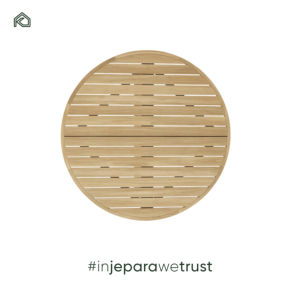 Good Quality Solid <b>Wood</b> Dining <b>Table</b> Natural Color Modern Style <b>Water</b> Resistant for Restaurant Hotel Outdoor Living Room Use - Product Image 3