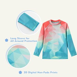 Professional Style <b>Men</b> Swim Shirt Fast Dry <b>Stretch</b> Fabric For Active Water And Beach Days - Product Image 2