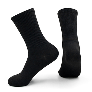 Crew <b>Socks</b> Solid Color Knitted Breathable Regular Style Adult Casual <b>Socks</b> in Blue Beige <b>Purple</b> Red Green Gray - Product Image 3