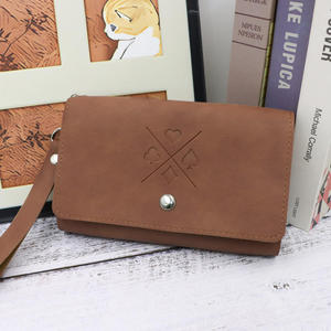 Étui à cartes professionnel personnalisable en cuir PU avec logo en relief et fermeture éclair – Porte-cartes personnalisé - Product Image 5