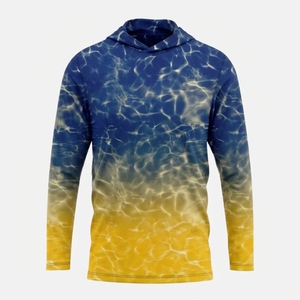 Vêtements de pêche personnalisés à manches longues, 100% polyester respirant, logo frontal, vêtements de sport de plein air Massee - Product Image 5