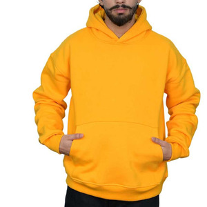 Sajjawal Zipper-Up Regular Fit Solid 100% Cotton Fleece <b>Waterproof</b> Heavyweight Mens Unisex Hip Hop Winter Hoodie - Product Image 6