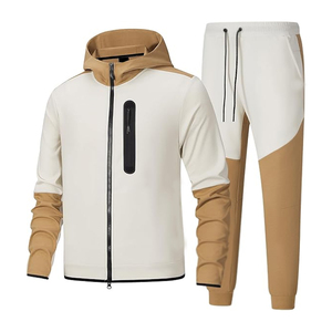 Survêtements pour hommes de qualité supérieure, décontractés, style hip-hop, sportswear, manches longues, hiver, à capuche, uni, 100% coton, écologiques, respirants - Product Image 2