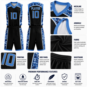 Ensemble de maillots et shorts de basket-ball personnalisés pour jeunes, sublimés, OEM ODM, fabricant de vêtements de basket-ball - Product Image 3