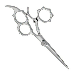 Juego de Tijeras de Peluquería de Acero Inoxidable Color Oro Rosa con Tornillo Ajustable y Tijeras de Entresacar - Product Image 3