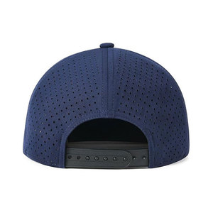 Wholesale Custom Latest Design 5-Panel Snapback Cap Unisex Cotton <b>Flat</b> Brim Breathable Back Mesh Summer Casual Snapback <b>Hat</b> - Product Image 3