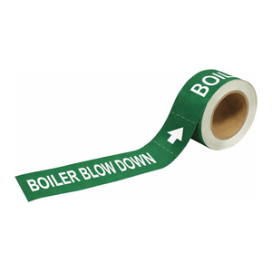 Brady Pre-Cut Heat-Resistant Boiler Blow Down Pipe <b>Marker</b> Label - Product Image 2