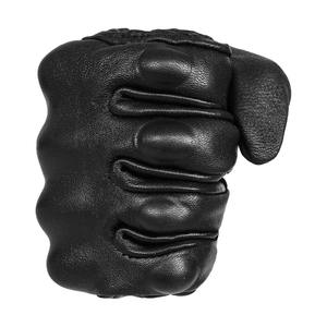 Gants de moto Samroz Sports en cuir véritable, respirants, écologiques, compatibles écran tactile, antidérapants, quatre saisons, unisexes, doux - Product Image 2