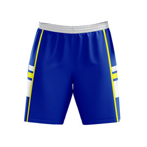 Pantalones Cortos Deportivos Rojos para Hombre, con Logotipo Frontal, Cintura Elástica Media, Rayas Laterales Blancas, Secado Rápido, 100% Poliéster, Ropa Deportiva de Verano - Product Image 6