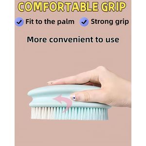 2 Pack Soft Bristle Laundry Cleaning Brushes Scrubber Brush for <b>Clothes</b> and Carpet Fabric Stain Removal <b>Scrubbing</b> - Product Image 2