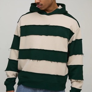 Sweat à capuche zippé personnalisé avec broderie, style français, en tissu épais, effet vieilli, délavé à l'acide, impression en relief, double fermeture éclair, effet soleil émaillé - Product Image 1