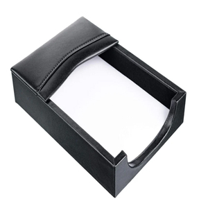 ที่ใส่กระดาษโน๊ตหนังสีน้ำตาลช็อคโกแลตดีไซน์คลาสสิกที่ใส่แผ่นหนัง - Product Image 4