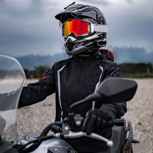 Chaqueta de Cordura blindada de nivel 2 CE, para invierno, talla grande, a prueba de golpes, para motociclistas, con múltiples bolsillos, de alta densidad y resistente a la abrasión. - Product Image 6