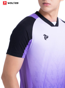 Conjunto de Camiseta de Fútbol de Poliéster 100% de Alta Calidad para JP, Cuello Redondo, Manga Corta, Secado Rápido, Transpirable, Colores Personalizados, Transferencia Térmica - Product Image 2