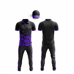 High Performance Sublimated <b>Cricket</b> Uniform | Men Women Youth <b>Cricket</b> Wears Polo <b>Shirt</b> and Trouser Full Team Outfit OEM - Product Image 1