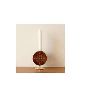 Support de bougie minimaliste en bois pour mariage, événement festif, cadeau, élégant chandelier et porte-bougie pour la décoration de la maison et de la table - Product Image 6