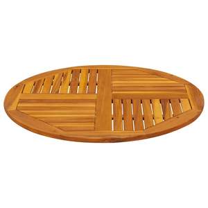 โต๊ะอาหารไม้เนื้อแข็งทรงกลมแบบเรียบง่าย โต๊ะอาหารทรงกลมทำมือ - Product Image 5