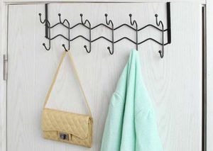 Porte-manteau mural de luxe en fer forgé – Crochets décoratifs élégants pour entrée, salon, rangement et organisation - Product Image 4